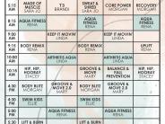 Sep-Dec 2025 Group Exercise Schedule