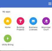Service Icon button